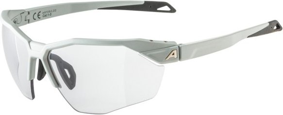 Alpina - Twist Six S HR V Cat. 1-3 - Sonnenbrille weiß/grau