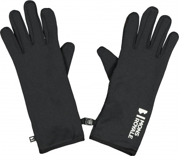 Mons Royale - Amp Wool Fleece Glove - Handschuhe Gr L schwarz