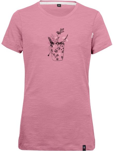 Chillaz - Kid's Gandia Chalkbag Flower - T-Shirt Gr 116 rosa