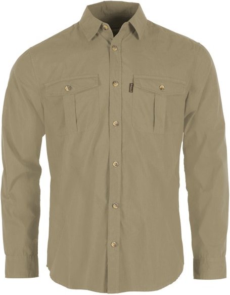 Pinewood - Safari L/S Shirt - Hemd Gr L beige