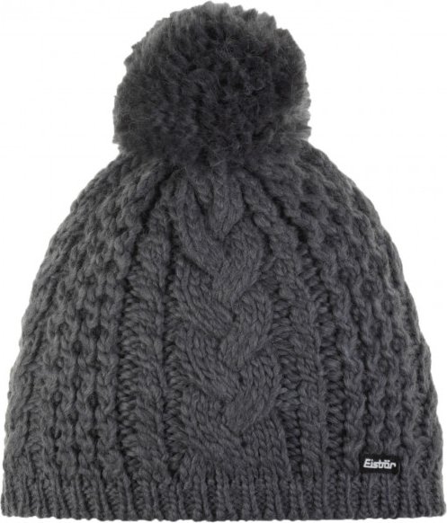 Thumbnail - Eisbär - Afra Pompon Mütze Gr One Size grau