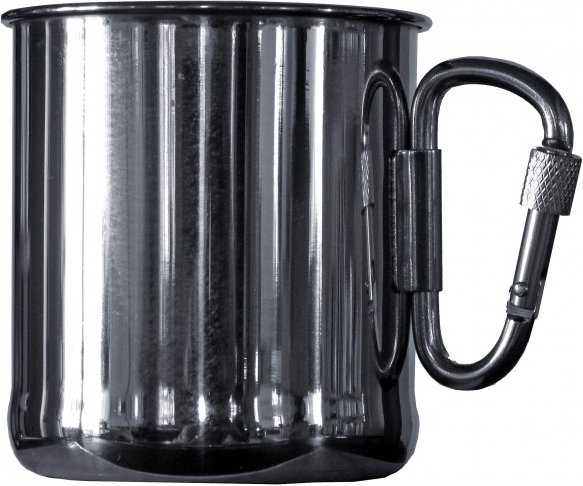 Thumbnail - Basic Nature - Thermobecher Karabiner Gr 0,33 l grau
