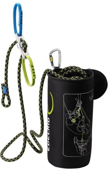 Edelrid - Via Ferrata Belay Kit II - Nachsicherungsset Gr 25 m grau/ oasis