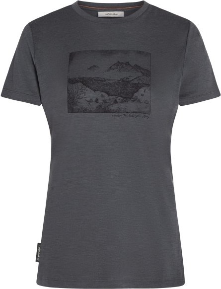 Icebreaker - Women's Merino 150 Tech Lite S/S Tee Terrain - Merinoshirt Gr L blau/grau