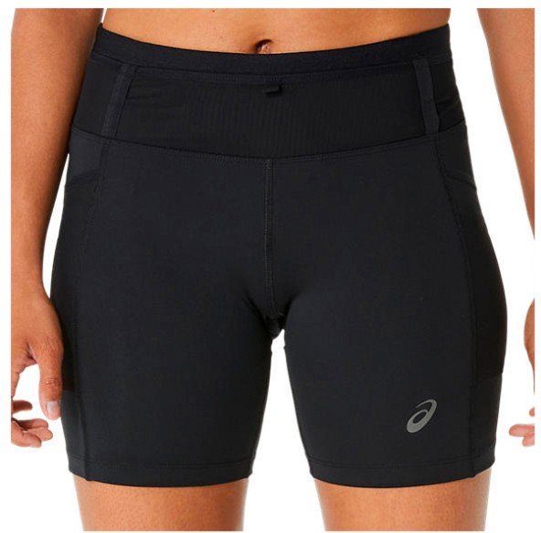 Asics - Women's Fujitrail Elite Sprinter - Laufshorts Gr S schwarz