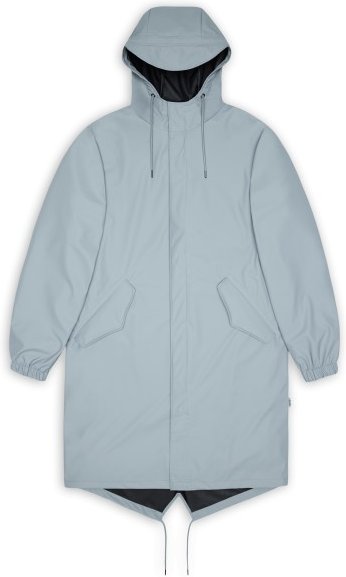 Rains - Fishtail Parka W3 - Regenjacke Gr L grau