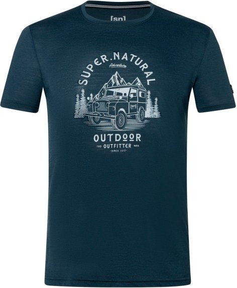 super.natural - Landi Tee - Merinoshirt Gr 54 - XL blau