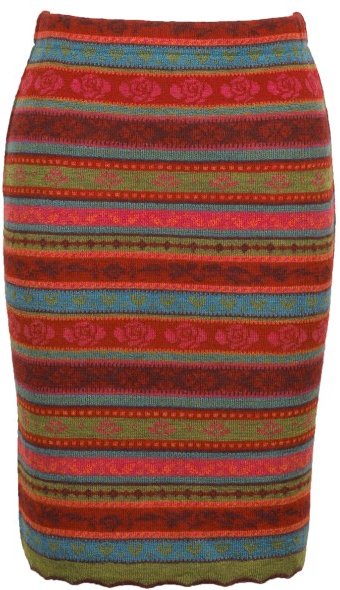 Flomax - Women's Strickrock Oda - Rock Gr XL rot