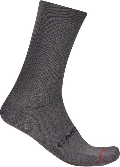 Castelli - Espresso 18 Sock - Radsocken Gr 44-47 grau
