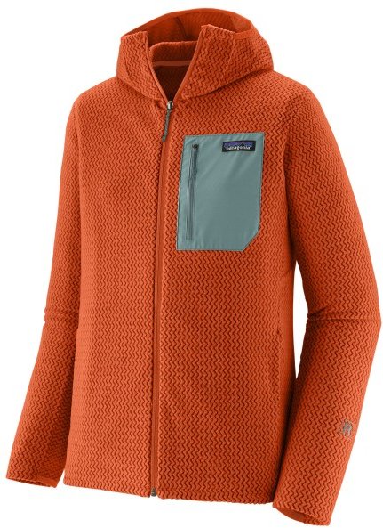 Patagonia - R1 Air Full-Zip Hoody - Fleecejacke Gr XS rot