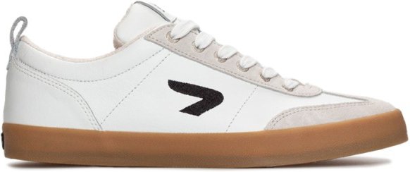 HUB - Miami - Sneaker Gr 45 weiß/braun