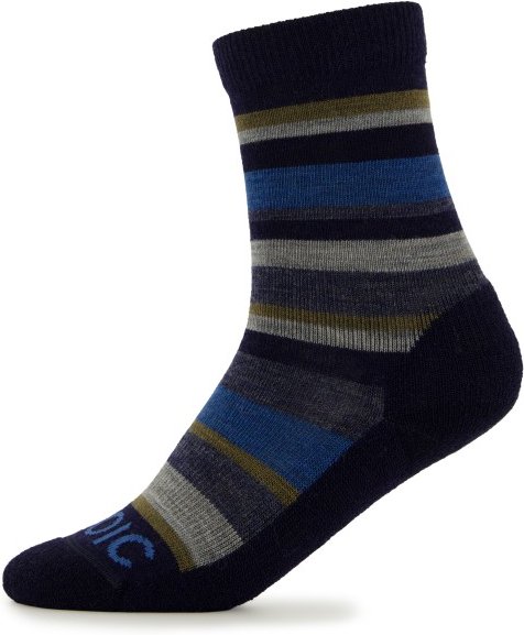 Stoic - Kid's Merino Trekking Crew Socks Stripes - Wandersocken Gr 31-34 blau