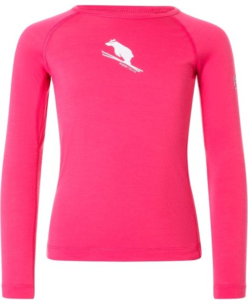 super.natural - Kid's Flear175 L/S - Merinounterwäsche Gr 104 rosa