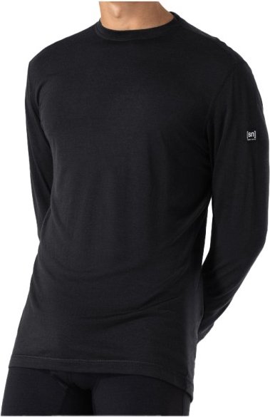 super.natural - Tundra 175 L/S - Longsleeve Gr S schwarz
