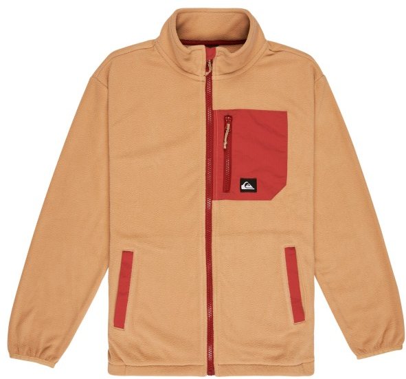 Quiksilver - Kid's Ice Fields Full Zip - Fleecejacke Gr 10 beige