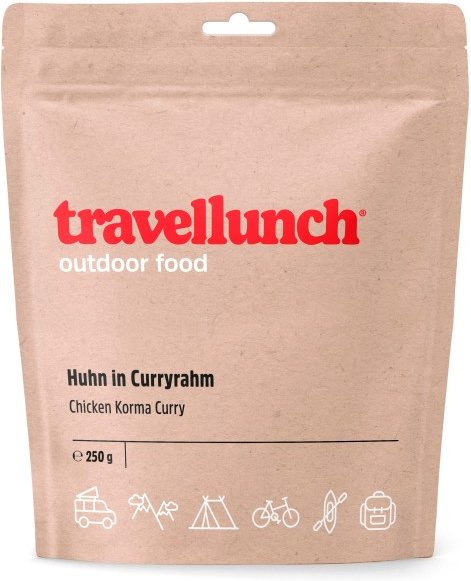 Travellunch - Huhn in Curryrahm mit Reis Gr 250 g