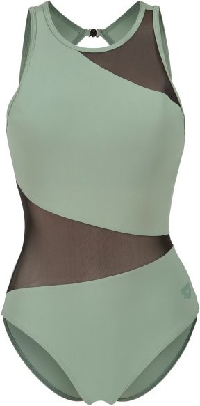 Arena - Women's Mesh Angle Swimsuit Vent Back B - Badeanzug Gr 38 bunt