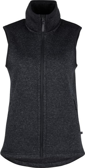 Heber Peak - Women's CrownHe. Knit Vest - Fleeceweste Gr L schwarz