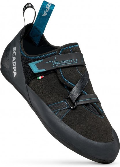 Scarpa - Velocity - Kletterschuhe Gr 46 schwarz/blau