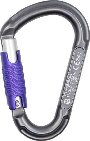 Beal - Be Lock 3-Matic - Schraubkarabiner grau