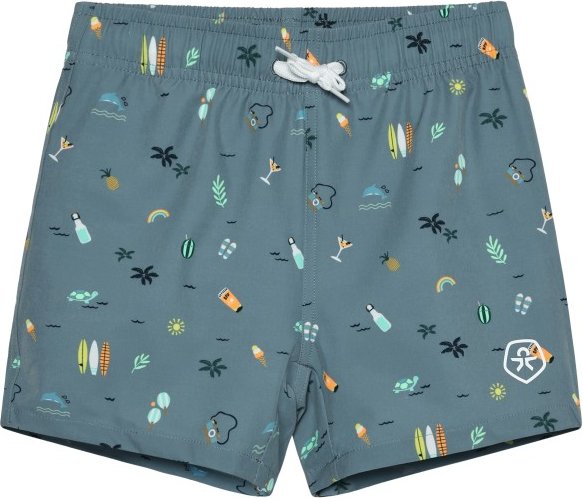 Color Kids - Kid's Swim Shorts AOP - Boardshorts Gr 104 türkis