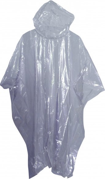 Coghlans - Notfall-Poncho - Poncho Gr 127 x 101 cm transparent