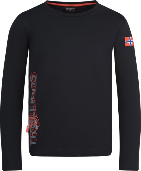 Trollkids - Kid's Stavanger Longsleeve XT - Longsleeve Gr 92 schwarz