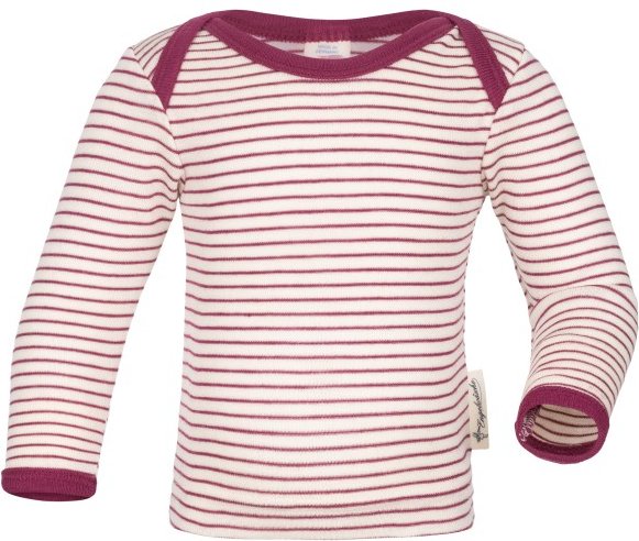 Engel - Baby-Schlupfhemd Langarm - Merinounterwäsche Gr 74/80 rosa