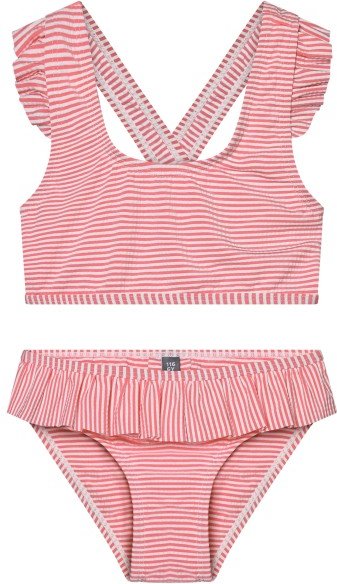 Color Kids - Kid's Bikini with Skirt - Bikini Gr 110 rosa
