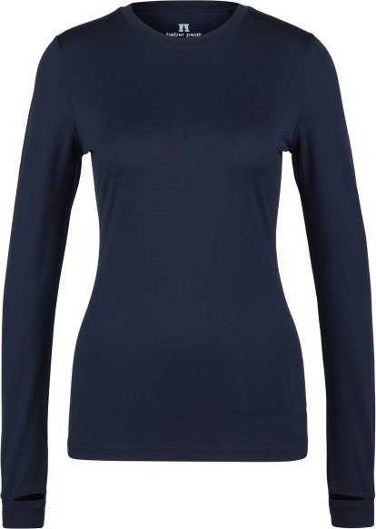 Thumbnail - Heber Peak - Women's Merino250 RootHe. L/S - Merinounterwäsche Gr S blau
