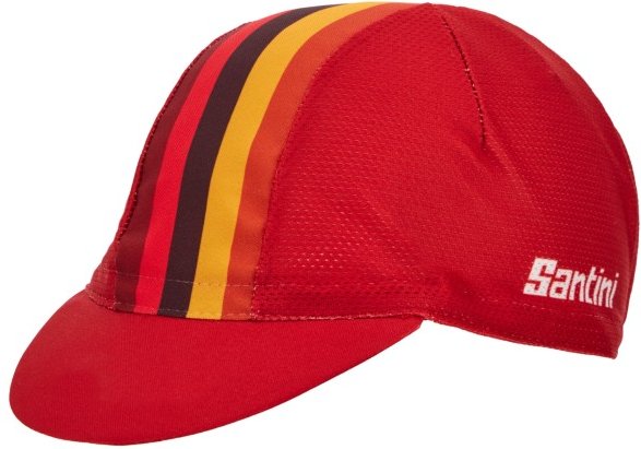 Santini - UCI World Champion Cycling Cap - Radmütze Gr One Size rot