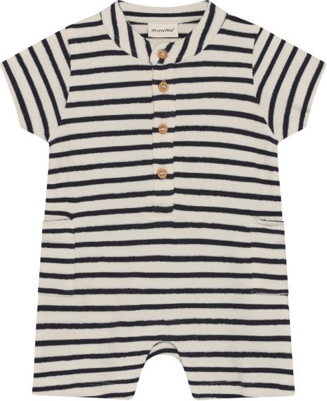 Minymo - Kid's Suit S/S Y/D - Body Gr 62 grau