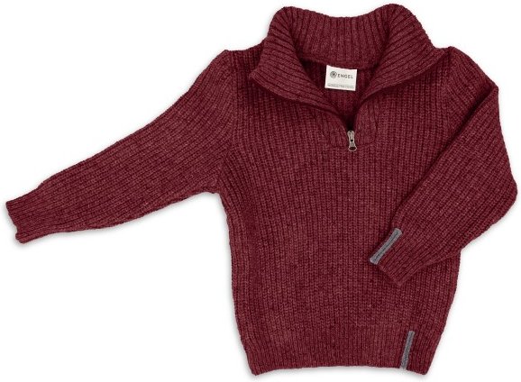 Engel - Kid's Troyer - Merinopullover Gr 104 rot