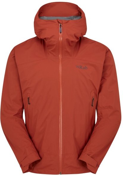 Thumbnail - Rab - Downpour Light Jacket - Regenjacke Gr XXL rot