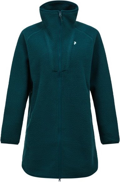 Peak Performance - Women's Naturerush Pile Long Full Zip - Fleecejacke Gr S blau