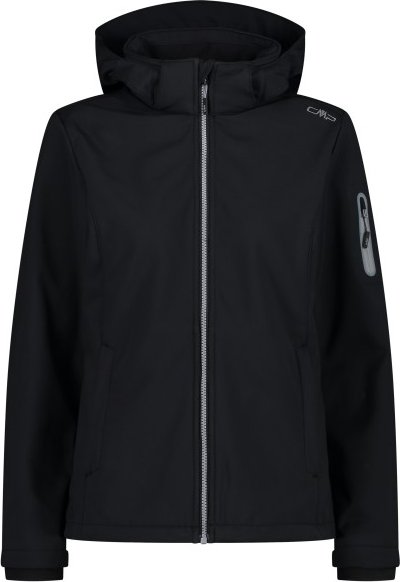 Thumbnail - CMP - Women's Softshell Jacket Zip Hood - Softshelljacke Gr 34 schwarz