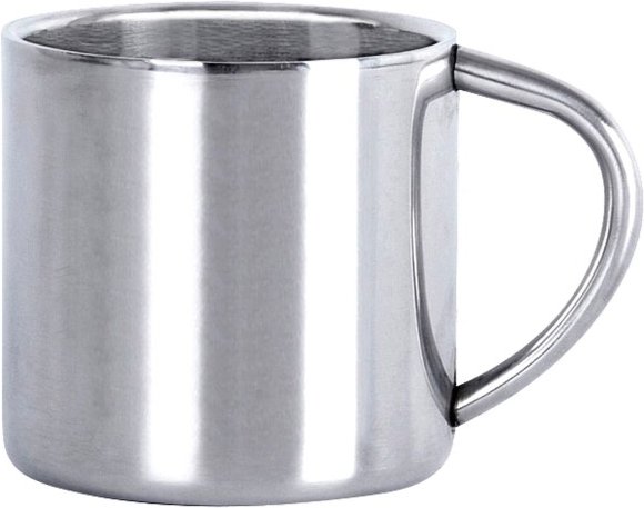 Basic Nature - Thermobecher DeLuxe Espresso Gr 0,1 l grau