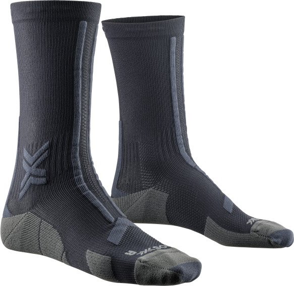 X-Socks - Trail Run Discover Crew - Laufsocken Gr 35-38 grau