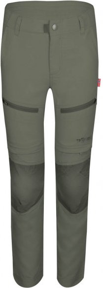 Trollkids - Kid's Nordfjord Zip-Off Pants Slim Fit - Trekkinghose Gr 104 oliv