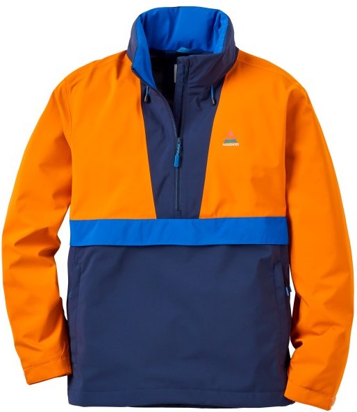 Passenger - Women's Skyline Recycled Water Resistant Smock - Windjacke Gr M blau/orange