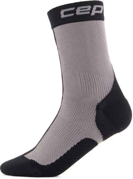 CEP - Run Edition Half&Half Mid Cut 5.0 - Laufsocken Gr V grau