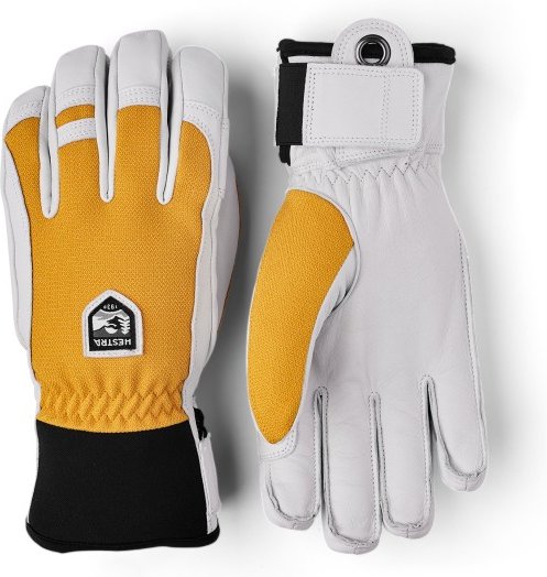 Hestra - Army Leather Patrol 5 Finger - Handschuhe Gr 8 grau