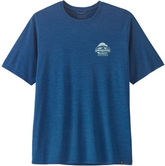 Patagonia - Cap Cool Daily Shirt Great Waves - Funktionsshirt Gr XXL blau