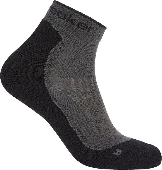 Thumbnail - Icebreaker - Women's Merino Hike+ Light Mini - Wandersocken Gr L grau/schwarz