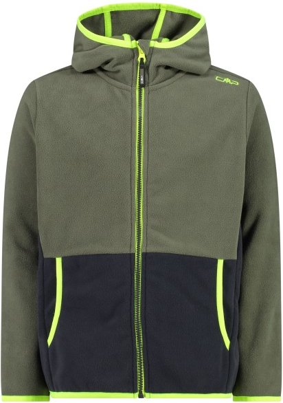 CMP - Boy's Jacket Fix Hood Arctic Fleece - Fleecejacke Gr 140 oliv