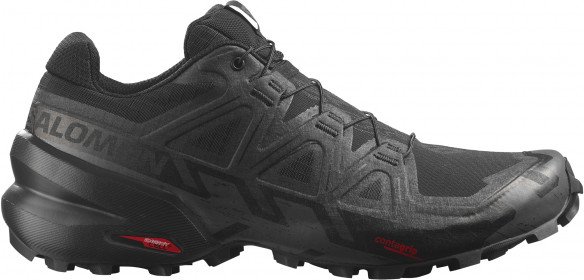 Thumbnail - Salomon - Speedcross 6 - Trailrunningschuhe Gr 42 2/3 - Wide grau/schwarz