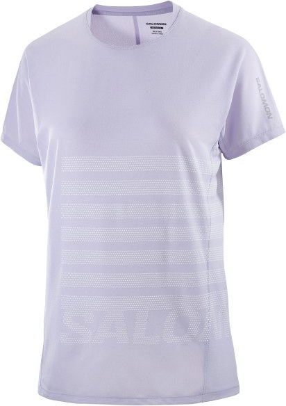 Salomon - Women's Sense Aero Graphic - Laufshirt Gr XL lila