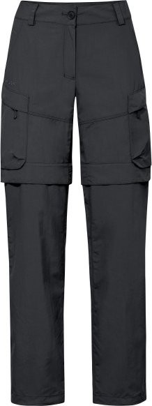 Vaude - Women's Neyland Cargo Zip Off Pants - Trekkinghose Gr 38 - Short schwarz/grau