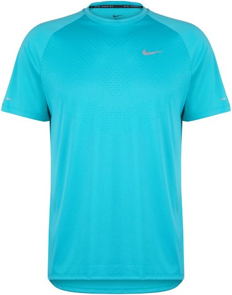 Thumbnail - Nike - Stride Dri-Fit ADV Short-Sleeve Running Top - Laufshirt Gr S türkis