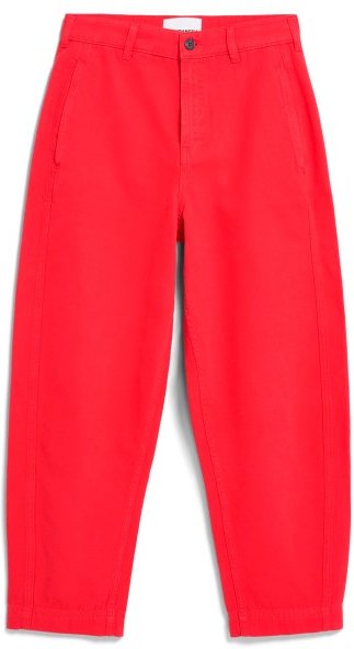 ARMEDANGELS - Women's Workwear Canvas Barrel Pant - Freizeithose Gr XS rot